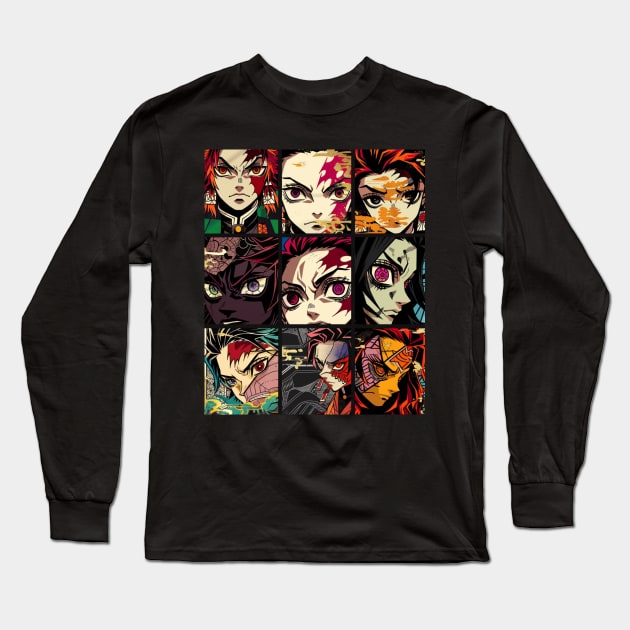 Demon Slayer Terrific Tales Long Sleeve T-Shirt by anyone heart